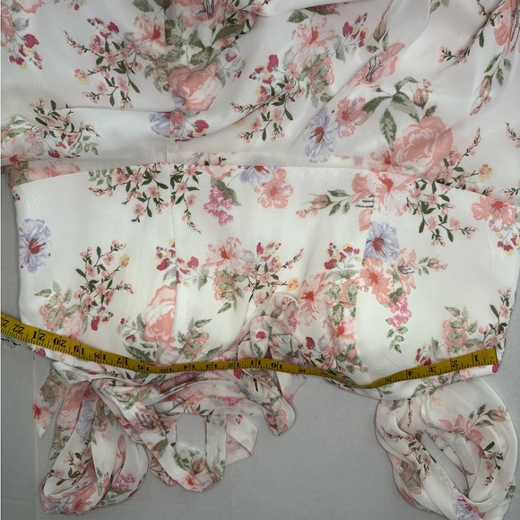 JJ’S HOUSE  Off the Shoulder Floor-Length Chiffon Bridesmaid Dress Size 22 #356 - Picture 16 of 16